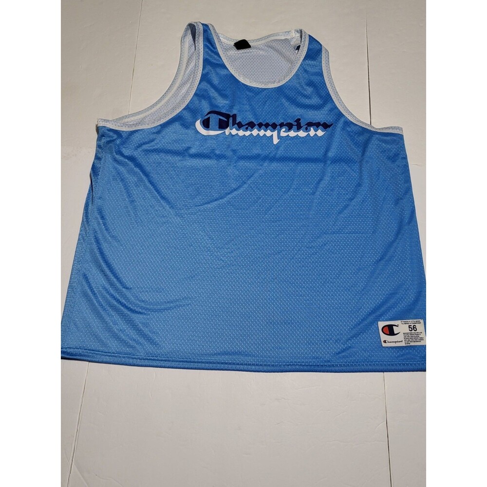 (#16) Champion Vintage Sleeveless Tank Reversible Size Men's 3XL BLUE/ WHITE